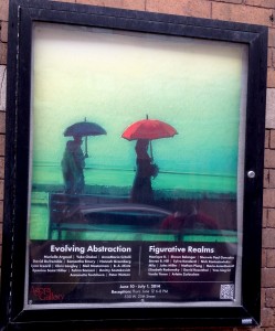 Two Umbrellas Poster