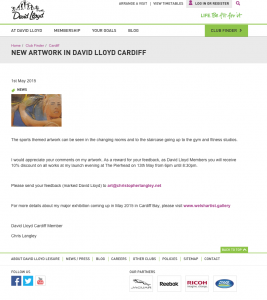 David Lloyd newletter