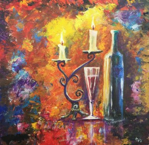 Candle & Wine